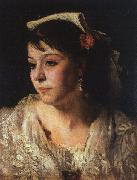 Head of an Italian Woman John Singer Sargent